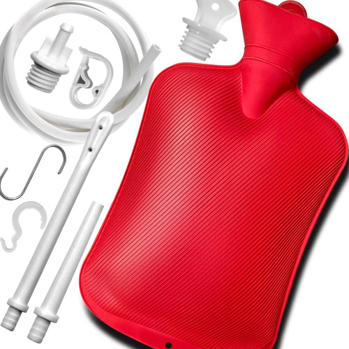 Home enema bag - enema, with